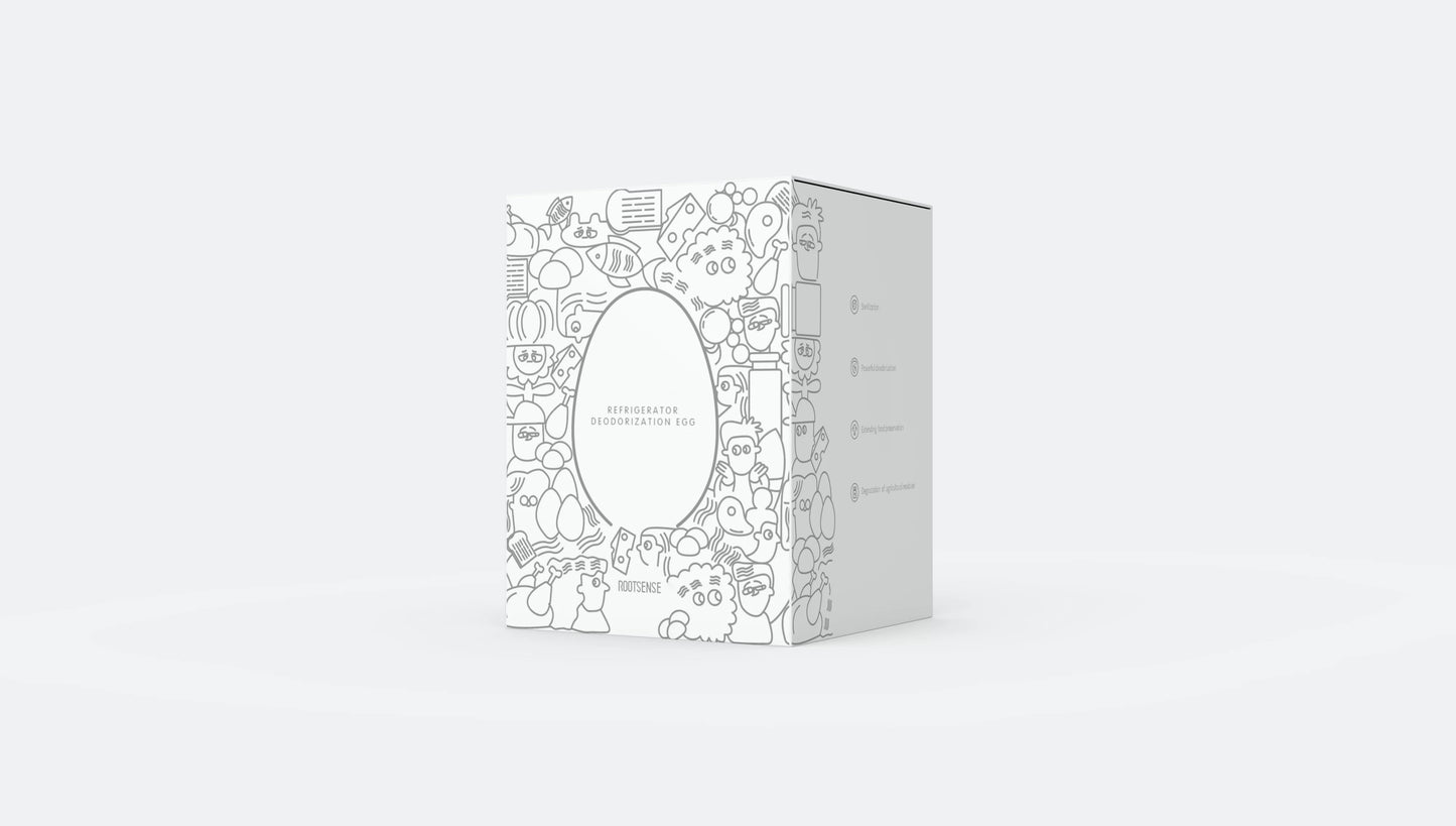 Gift box packing for fridge sterilizer - caddy egg