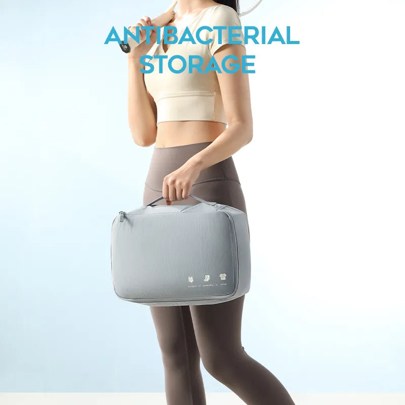 Rootsense ArmorCoat Antibacterical Storage Bag, 3 pcs (1 x Medium, 2 x Small) - Sanitize and Store, Bacteria No More!