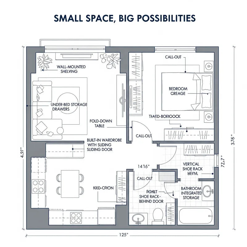 7 Genius Smart Storage Solutions for Small Spaces: Unlock Ultimate Efficiency in Urban Living